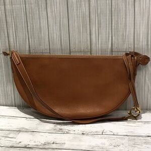 Salvatore Ferragamo Brown Leather Shoulder Bag